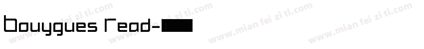 Bouygues Read字体转换